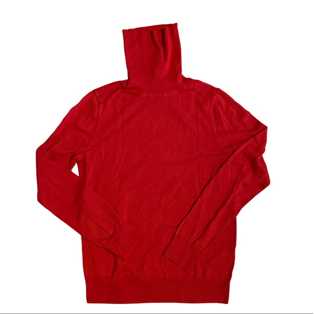 Size S J. Crew knit red turtleneck